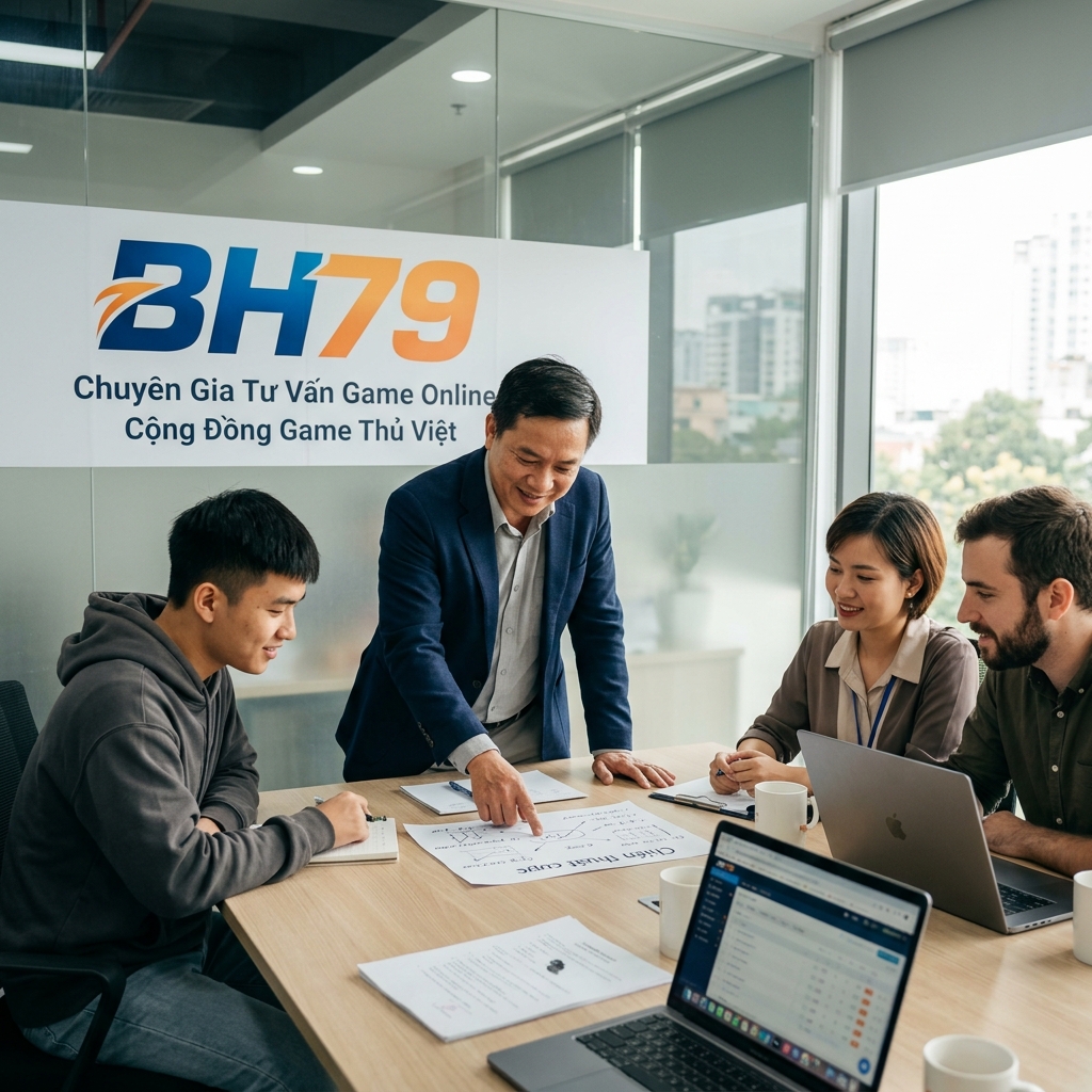 Tập thể chuyên gia và biên tập viên BH79 đang hội chẩn chiến thuật